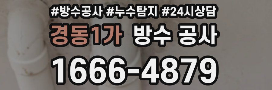 경동1가 방수 공사