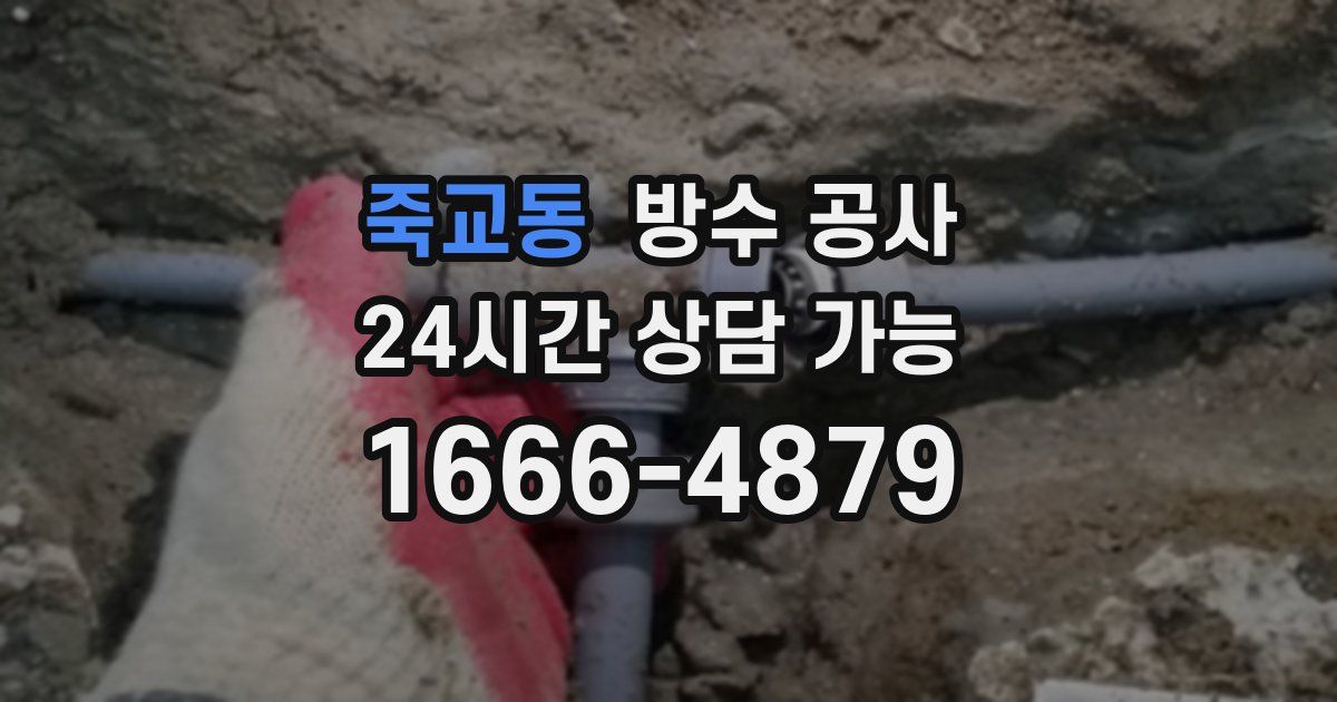 죽교동 누수탐지