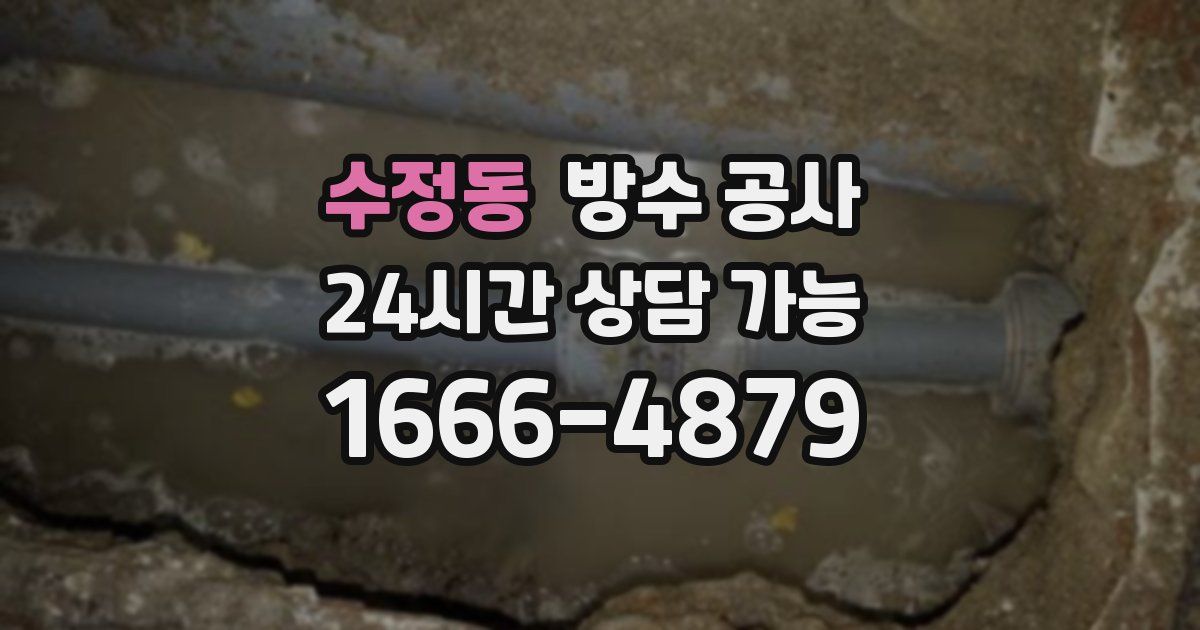 수정동 누수탐지