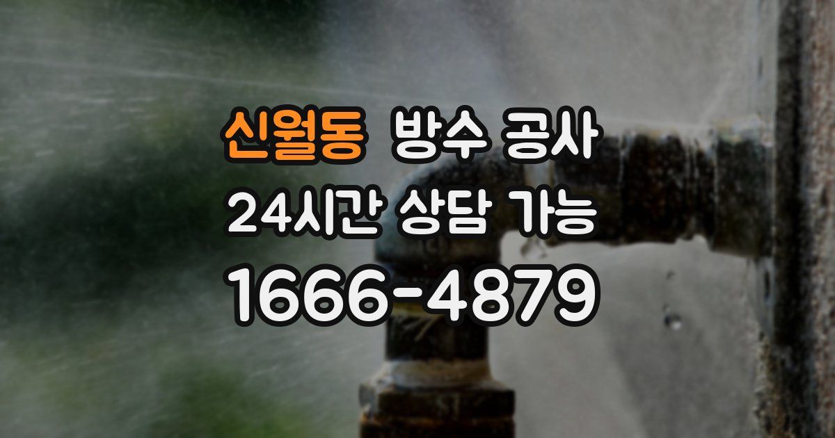 신월동 누수탐지