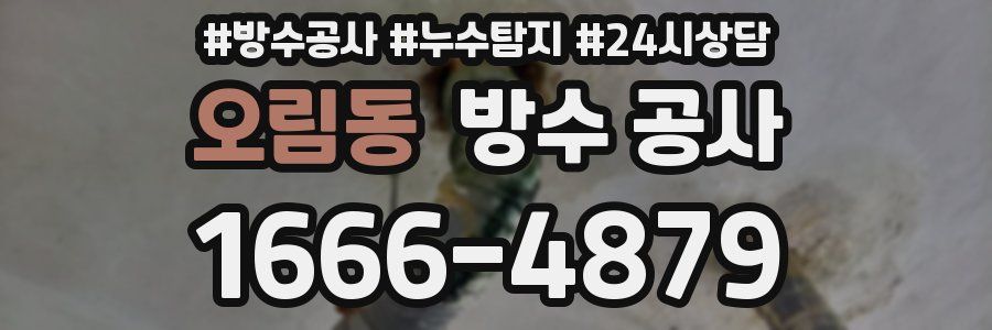 오림동 방수 공사
