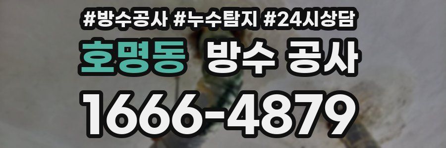 호명동 방수 공사