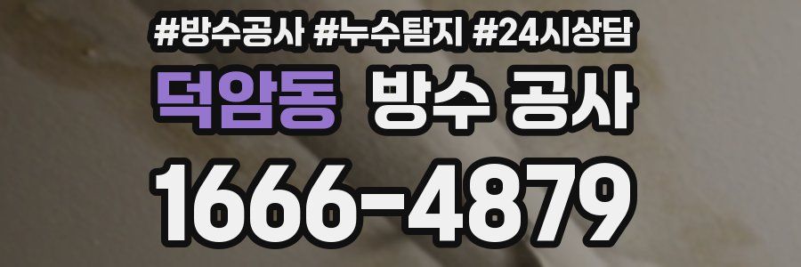 덕암동 방수 공사