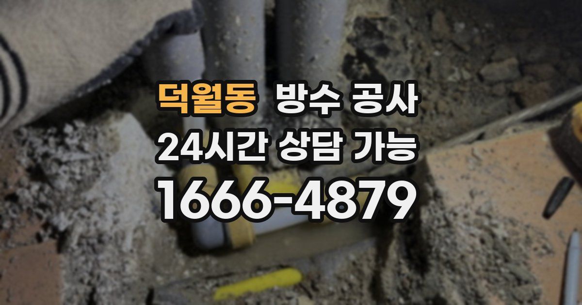 덕월동 누수탐지