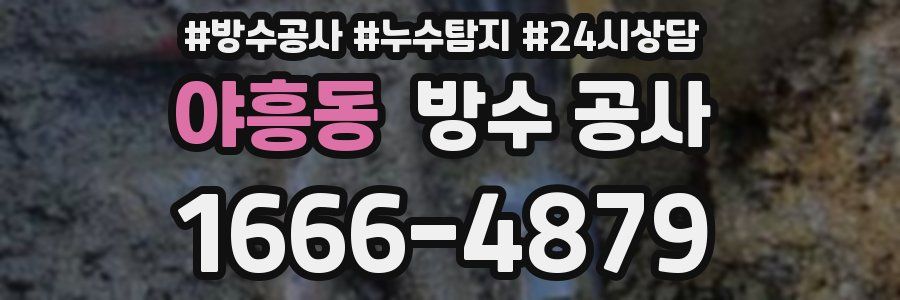 야흥동 방수 공사