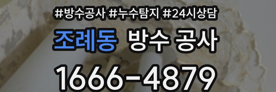 조례동 방수 공사