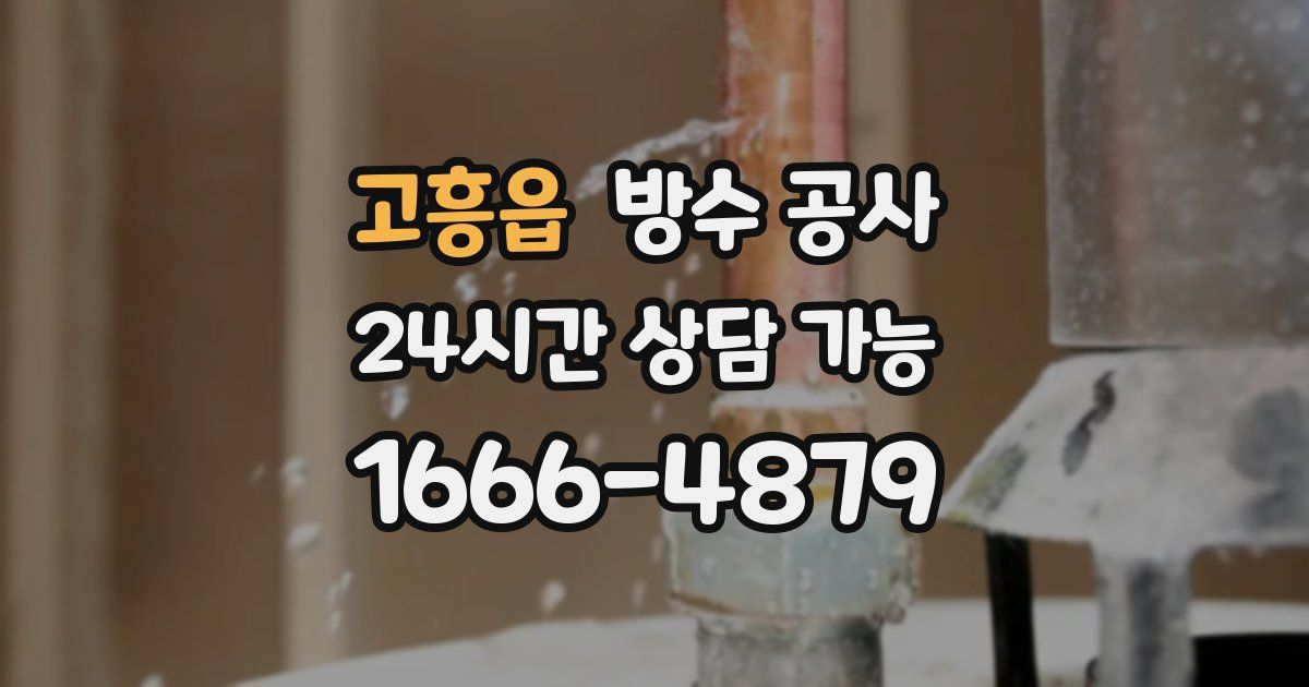 고흥읍 누수탐지