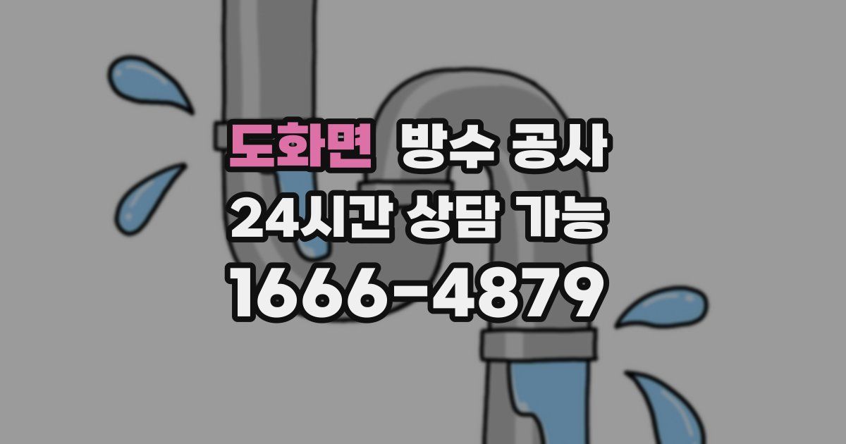 도화면 누수탐지