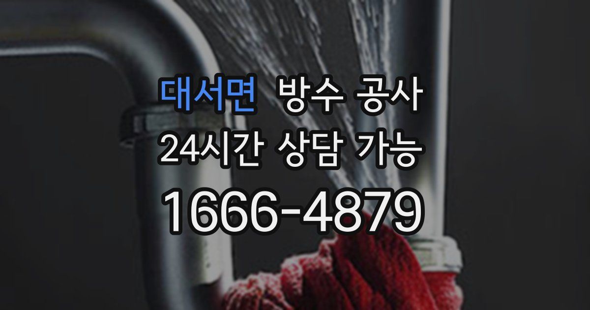 대서면 누수탐지