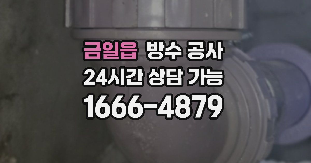 금일읍 누수탐지