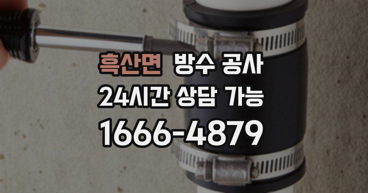 흑산면 누수탐지