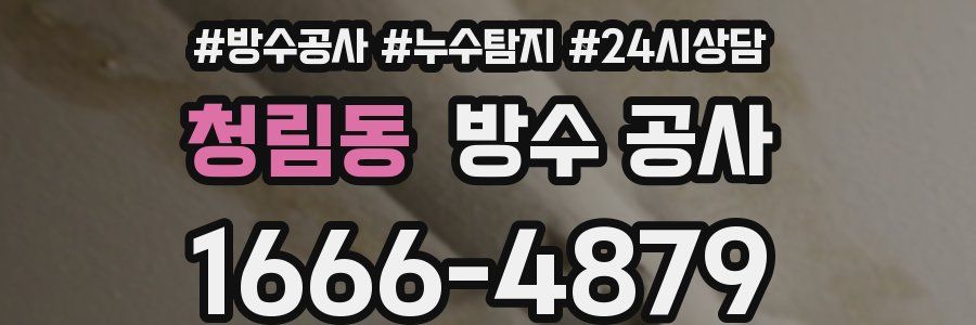 청림동 방수 공사