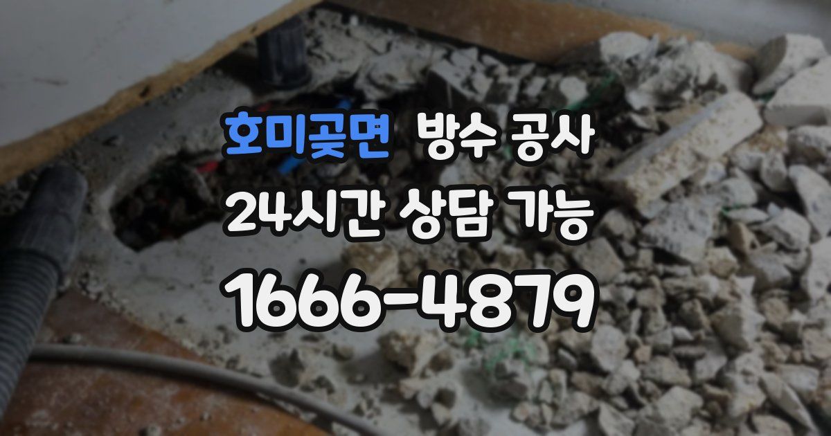 호미곶면 누수탐지