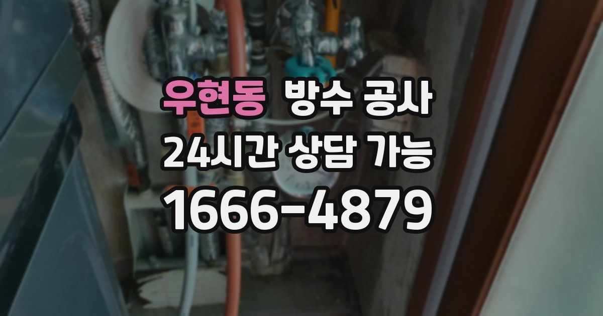 우현동 누수탐지