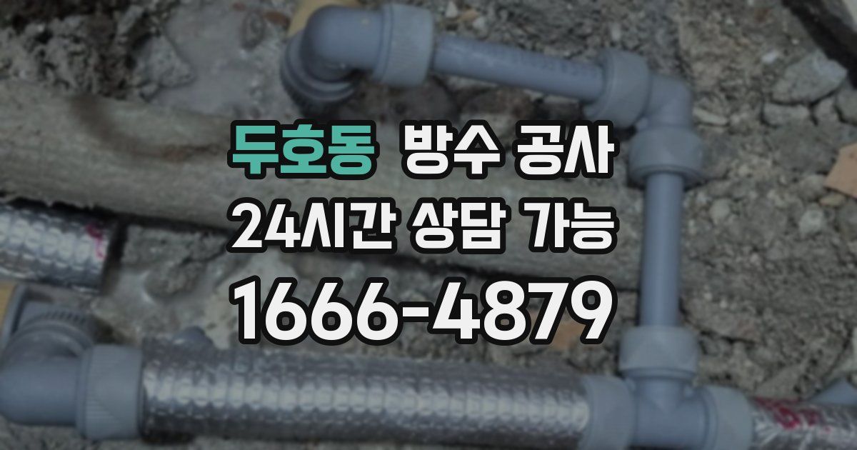 두호동 누수탐지