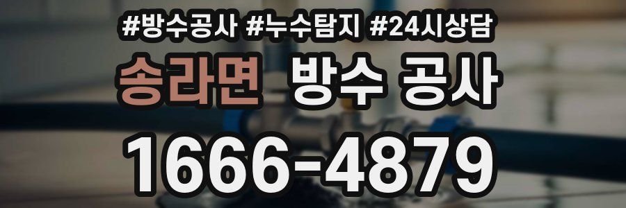 송라면 방수 공사