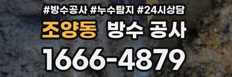 조양동 방수 공사