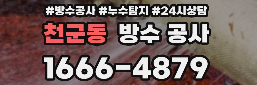 천군동 방수 공사