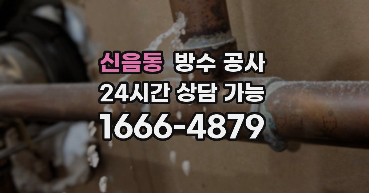 신음동 누수탐지