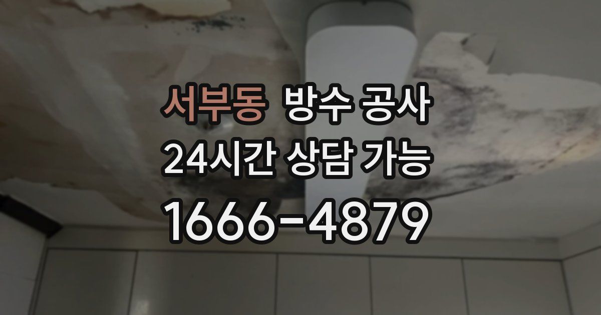 서부동 누수탐지