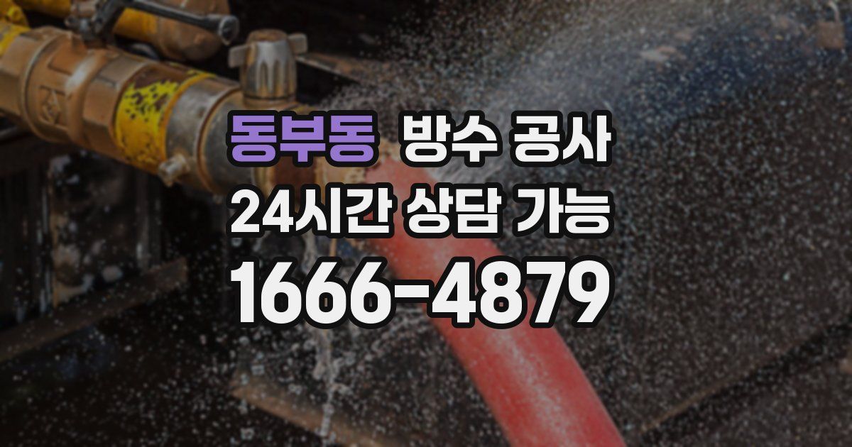 동부동 누수탐지