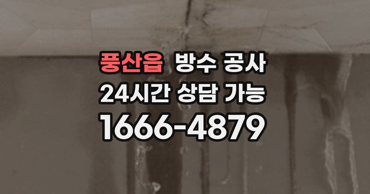 풍산읍 누수탐지