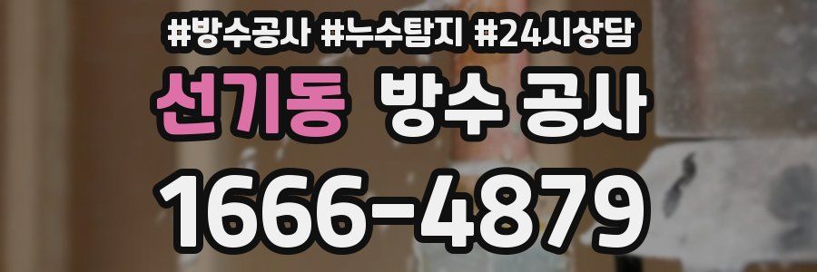 선기동 방수 공사