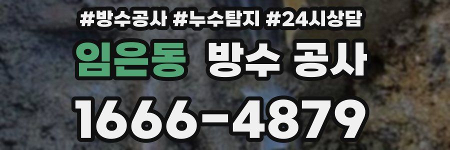 임은동 방수 공사