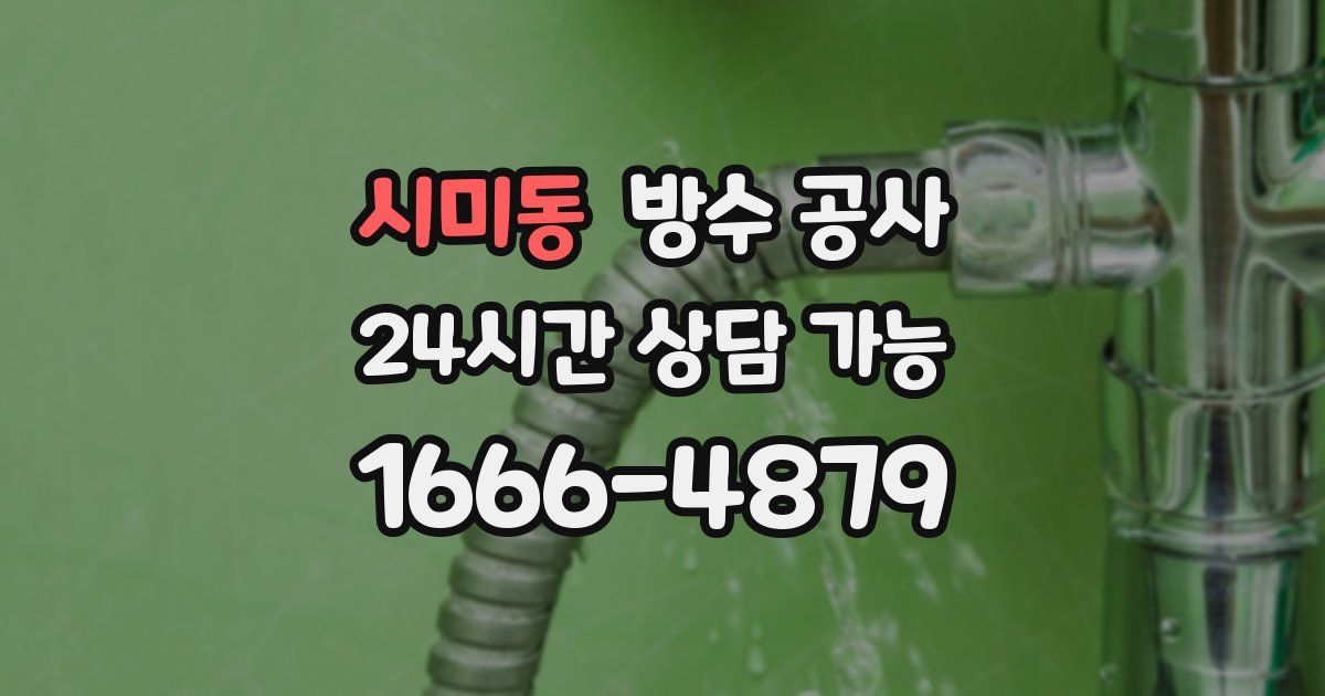 시미동 누수탐지