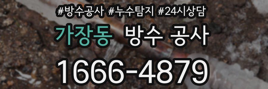 가장동 방수 공사