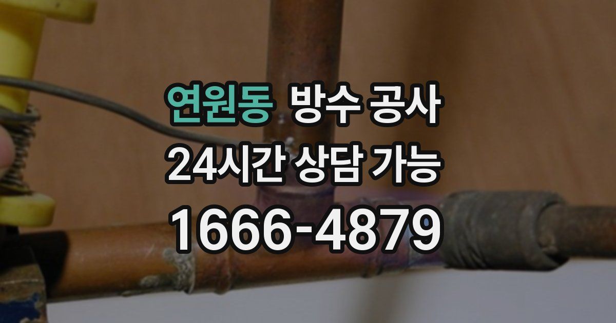 연원동 누수탐지