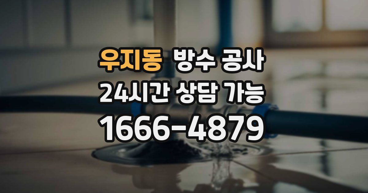 우지동 누수탐지