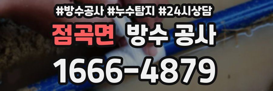 점곡면 방수 공사