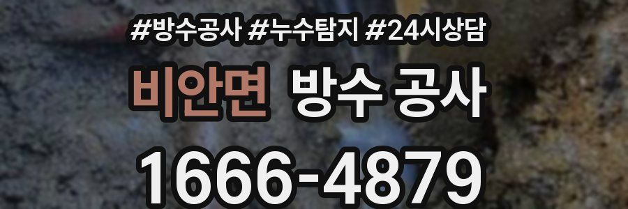 비안면 방수 공사