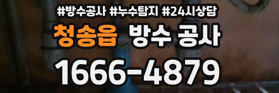 청송읍 방수 공사