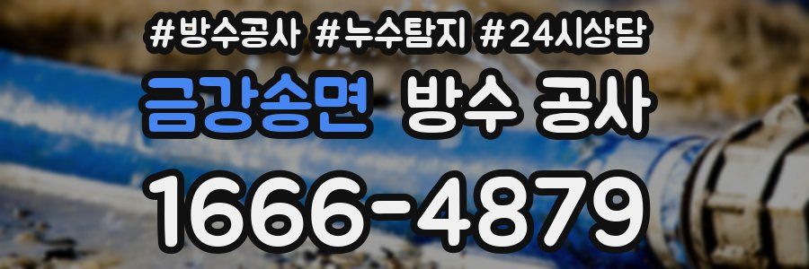 금강송면 방수 공사