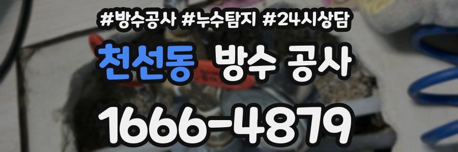 천선동 방수 공사