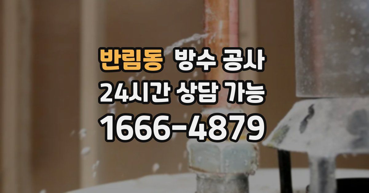 반림동 누수탐지