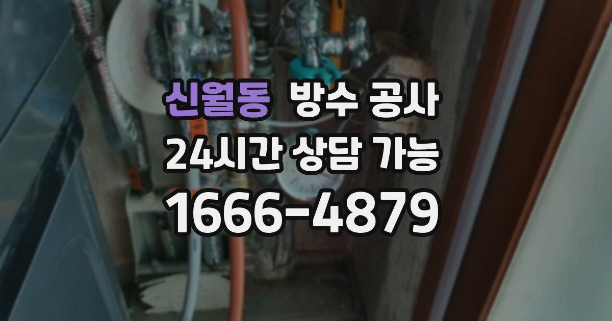 신월동 누수탐지