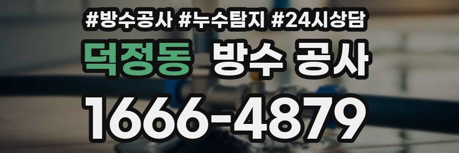 덕정동 방수 공사