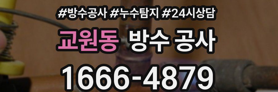 교원동 방수 공사