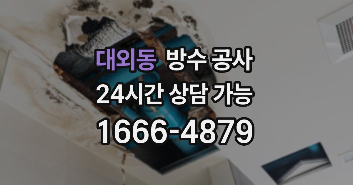 대외동 누수탐지