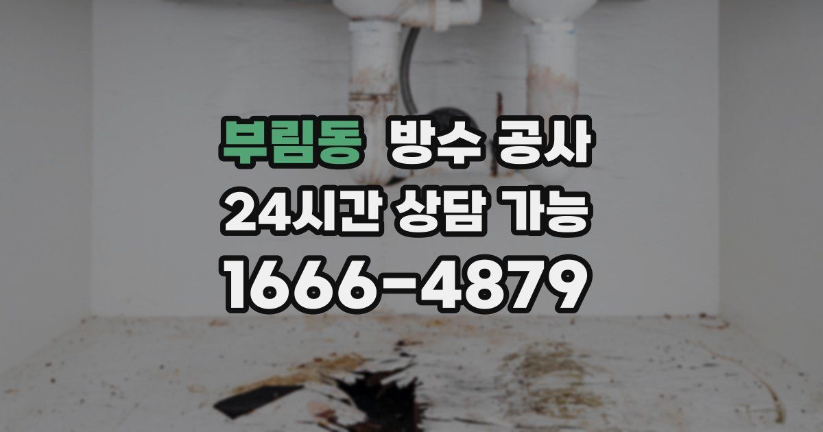 부림동 누수탐지