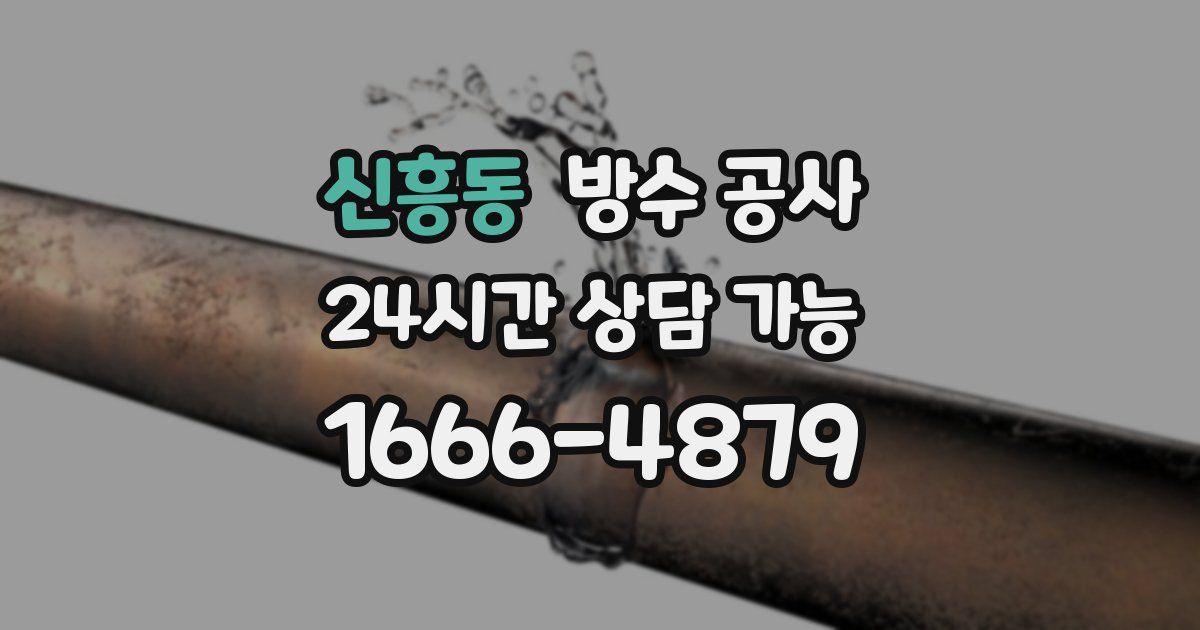 신흥동 누수탐지