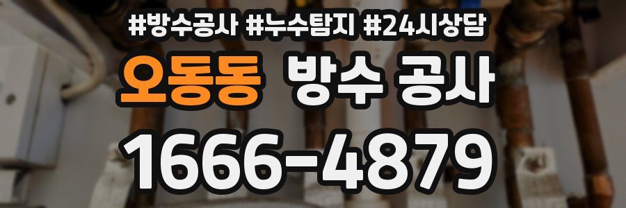 오동동 방수 공사