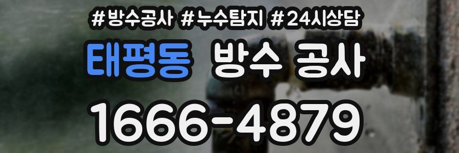 태평동 방수 공사