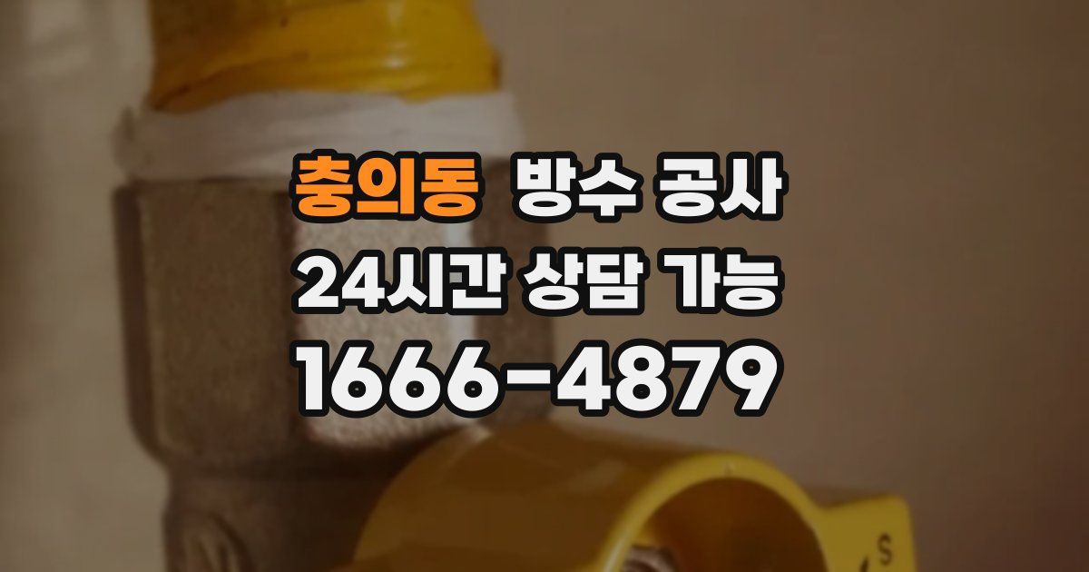 충의동 누수탐지