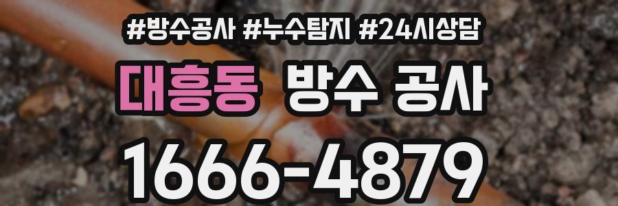 대흥동 방수 공사