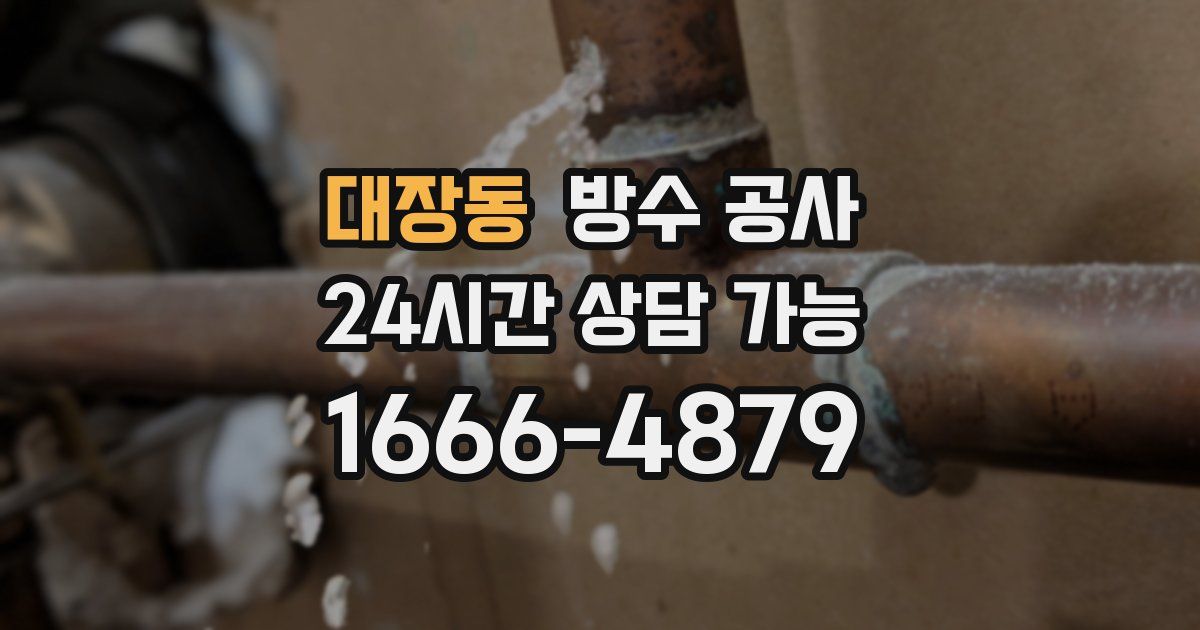 대장동 누수탐지