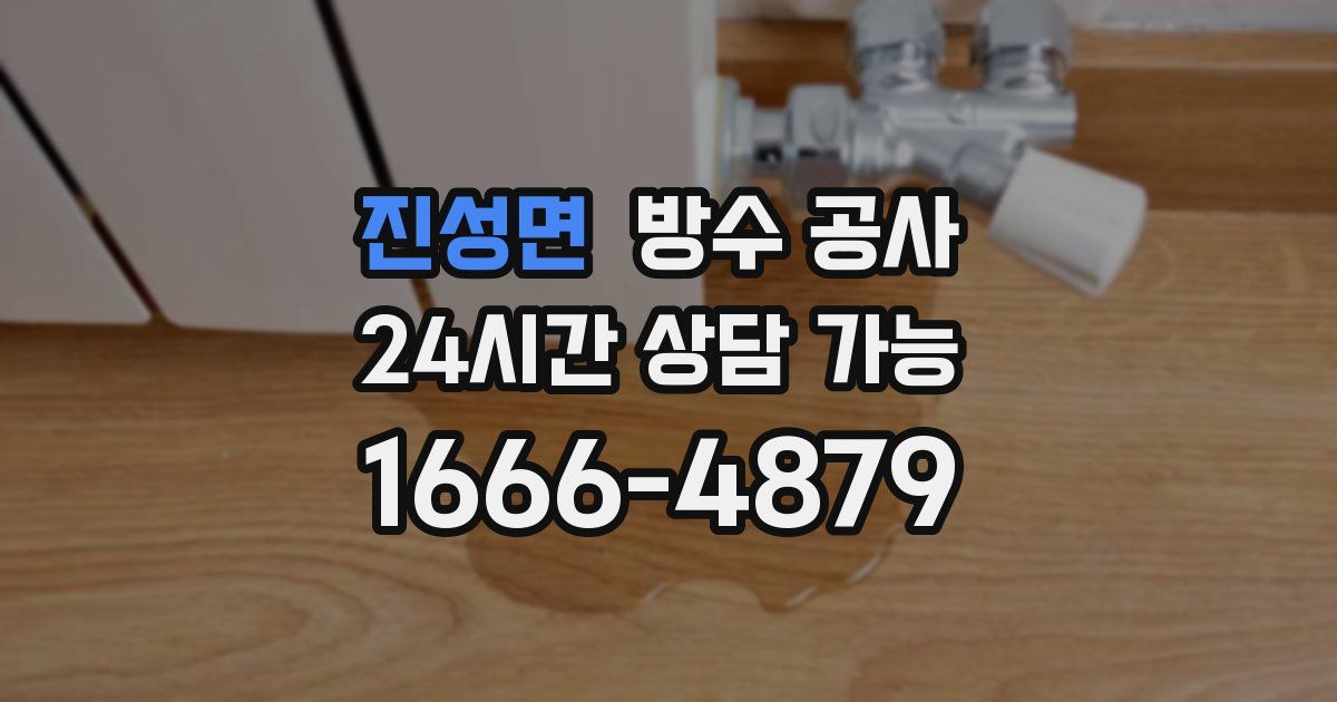 진성면 누수탐지